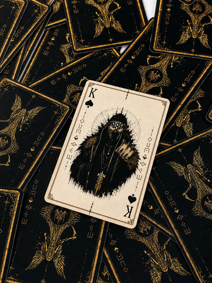 Sleep Token Playing Card Deck | Rock Music Band Collectible Poker Card Game | Gothic Fantasy Gift for Gamers and Fans