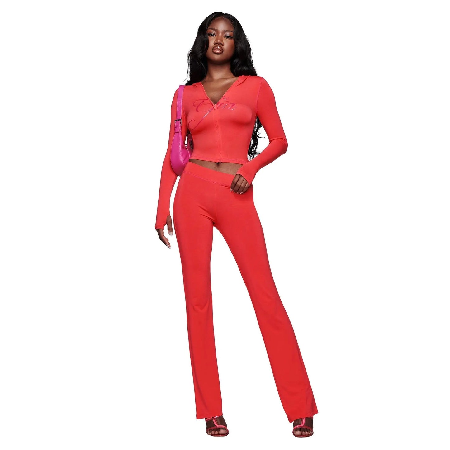 BLARE TRACKPANT - PAPAYA Berry Bottoms