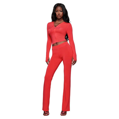 BLARE TRACKPANT - PAPAYA Berry Bottoms