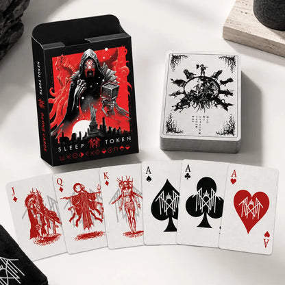 Sleep Token Playing Card Deck | Rock Music Band Collectible Poker Card Game | Gothic Fantasy Gift for Gamers and Fans