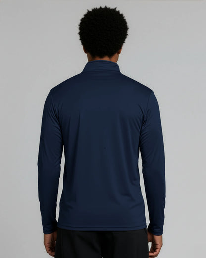 3 Pack: Men'S Dry-Fit Active Quarter Zip Long Sleeve Athletic Performance Pullover (Available in Big & Tall)