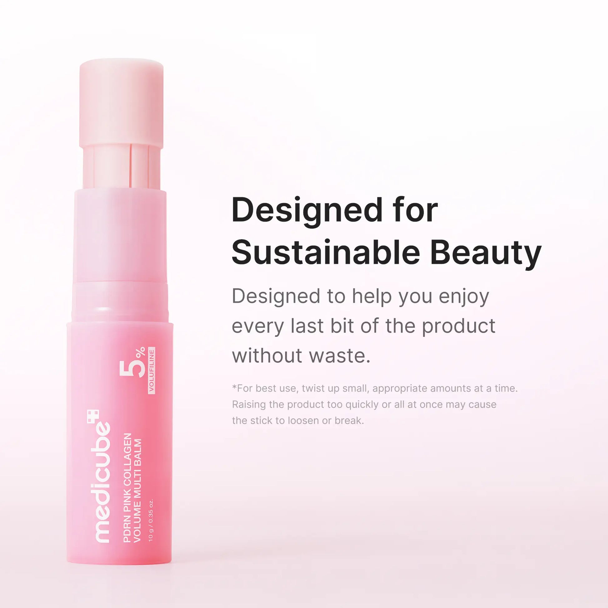 [Medicube] PDRN Pink Collagen Volume Multi Balm | All in One Volufiline, PDRN, NAD Stick for Youthful-Looking, Helping Look of Fine Lines, Firming Care, Anti-Aging Care | for Under-Eyes, Neck, Forehead, Smile Lines, Lip Care | Korean Skincare