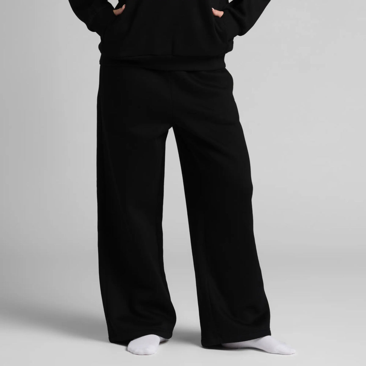 Comfrt | Basic Wide Leg Sweatpants | Relaxed Wide Leg Soft Fleece Sweatpants