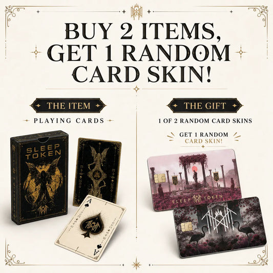 Sleep Token Playing Card Deck | Rock Music Band Collectible Poker Card Game | Gothic Fantasy Gift for Gamers and Fans