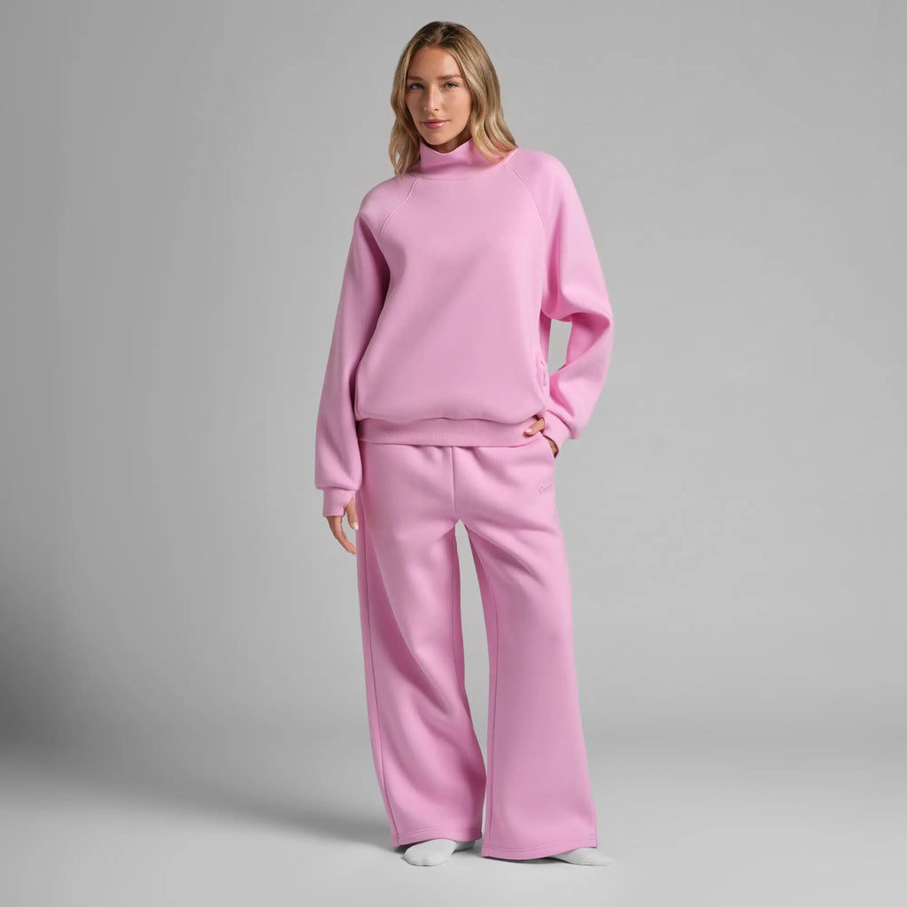 Comfrt | Basic Wide Leg Sweatpants | Relaxed Wide Leg Soft Fleece Sweatpants
