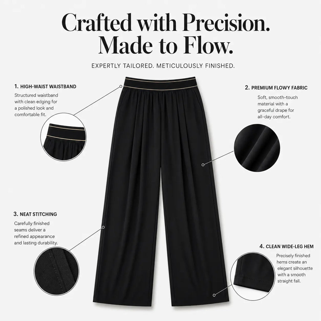 Women’S Wide Leg Palazzo Pants Black High Waisted Loose Lounge Pants with Pockets Casual Flowy Beach Vacation Pants Summer Resort Pants Comfy Stretchy Yoga Travel Pants for Women,Clothes for Back to School,First Day of School Outfits
