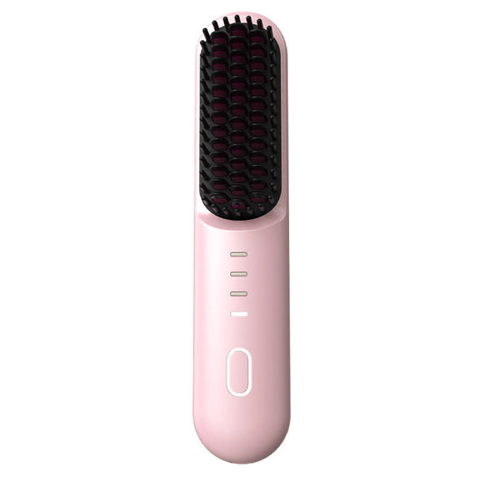 Wireless negative ion lazy portable straight hair comb does not hurt