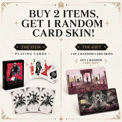 Sleep Token Playing Card Deck | Rock Music Band Collectible Poker Card Game | Gothic Fantasy Gift for Gamers and Fans
