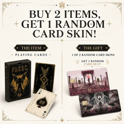 Sleep Token Playing Card Deck | Rock Music Band Collectible Poker Card Game | Gothic Fantasy Gift for Gamers and Fans