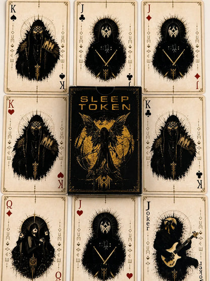 Sleep Token Playing Card Deck | Rock Music Band Collectible Poker Card Game | Gothic Fantasy Gift for Gamers and Fans