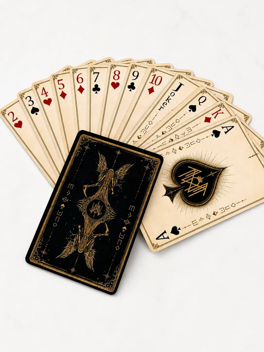 Sleep Token Playing Card Deck | Rock Music Band Collectible Poker Card Game | Gothic Fantasy Gift for Gamers and Fans