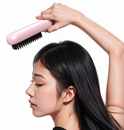 Wireless negative ion lazy portable straight hair comb does not hurt
