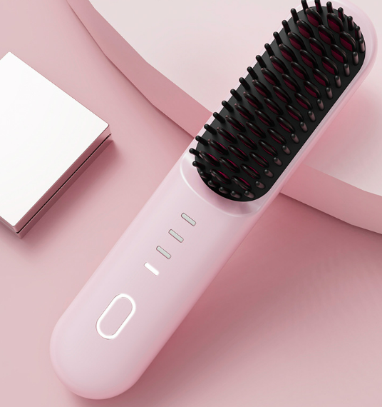 Wireless negative ion lazy portable straight hair comb does not hurt